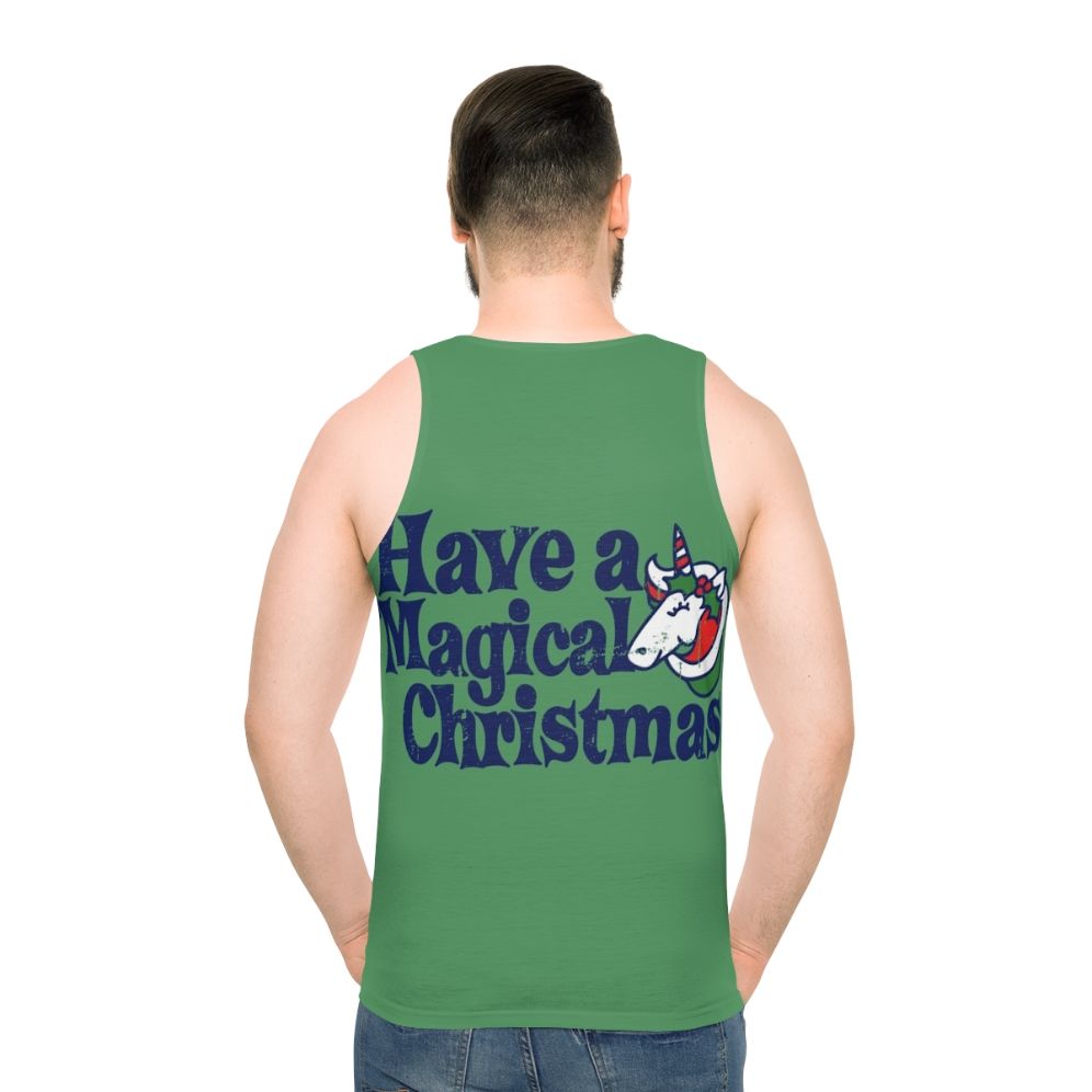 Magical Christmas Unisex Unicorn Tank Top