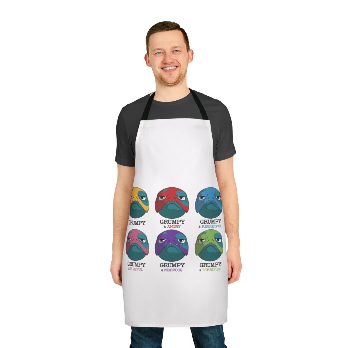 Bait-themed fantasy apron featuring a dragon design, perfect for fans of The Dragon Prince on Netflix.