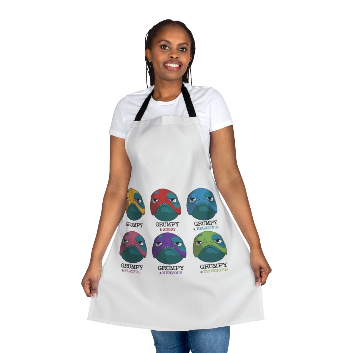 Bait-themed fantasy apron featuring a dragon design, perfect for fans of The Dragon Prince on Netflix.
