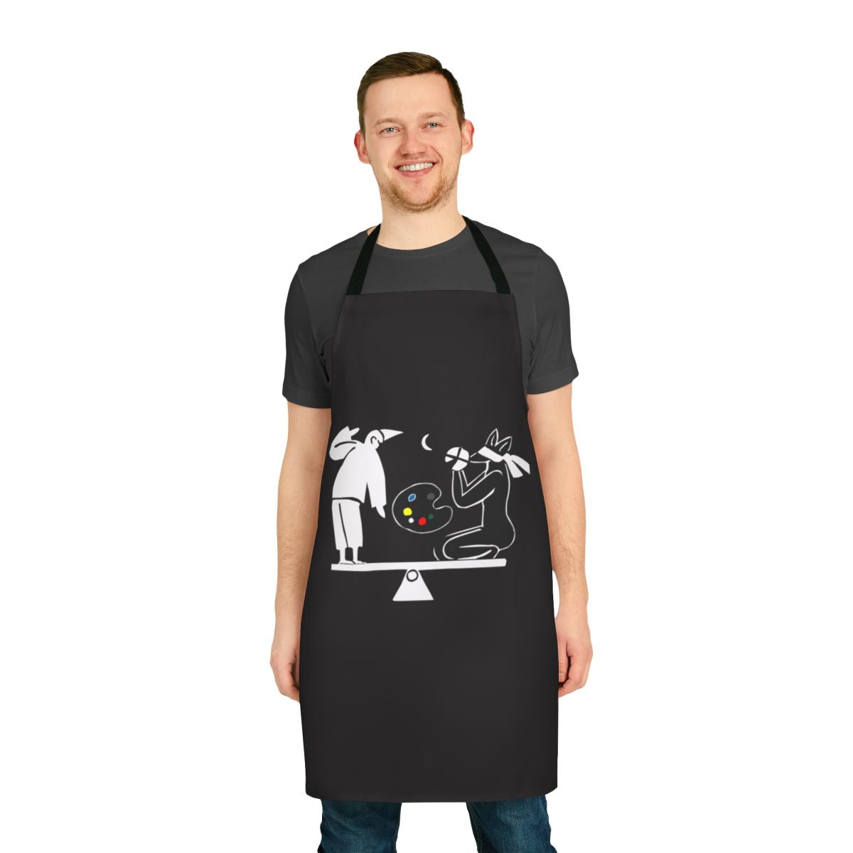 Magical fantasy-inspired apron for tabletop gamers and MTG fans