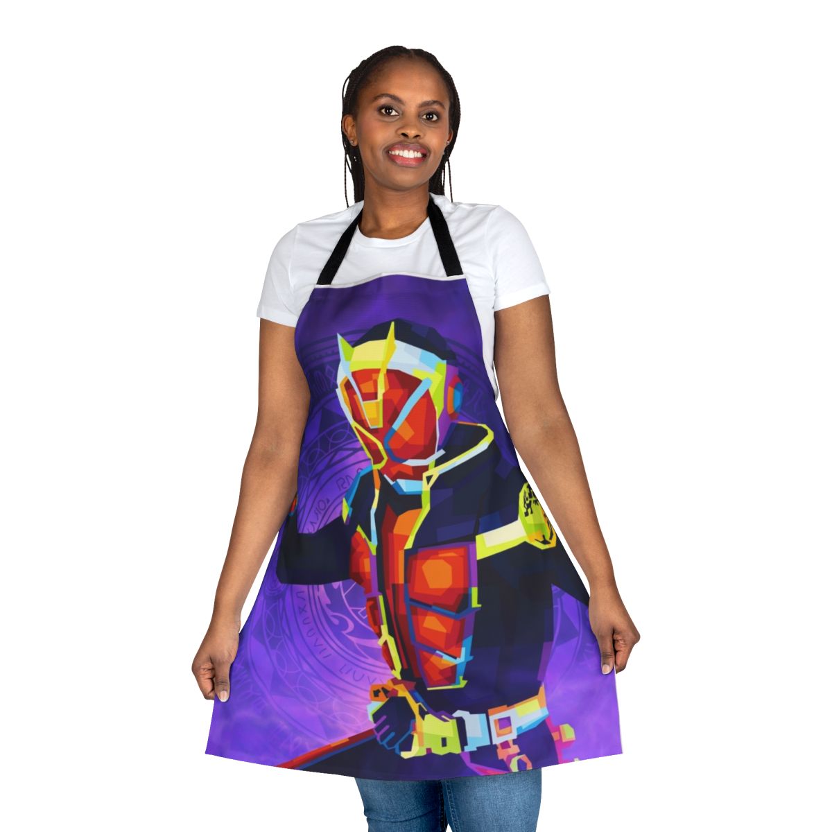 Kamen Rider Wizard-inspired kitchen apron with magical design