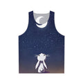 Magical moon bunny unisex fantasy tank top