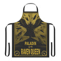 Paladin of the Raven Queen apron featuring a fantasy character design for Critical Role fans and Dungeons & Dragons enthusiasts.