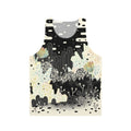 Unisex tank top with pastel fantasy and magical crystal design