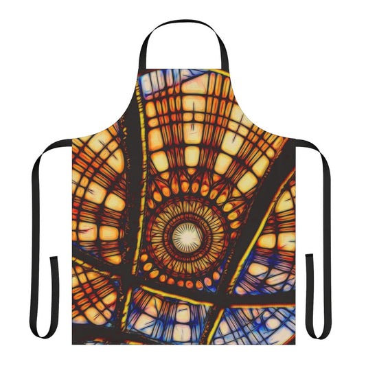 Dr Strange inspired apron featuring magical symbols and the Sanctum Sanctorum