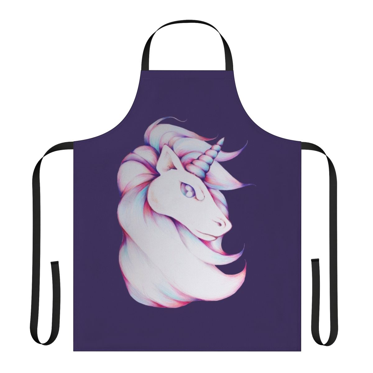 A high-quality apron featuring a majestic, badass unicorn design.