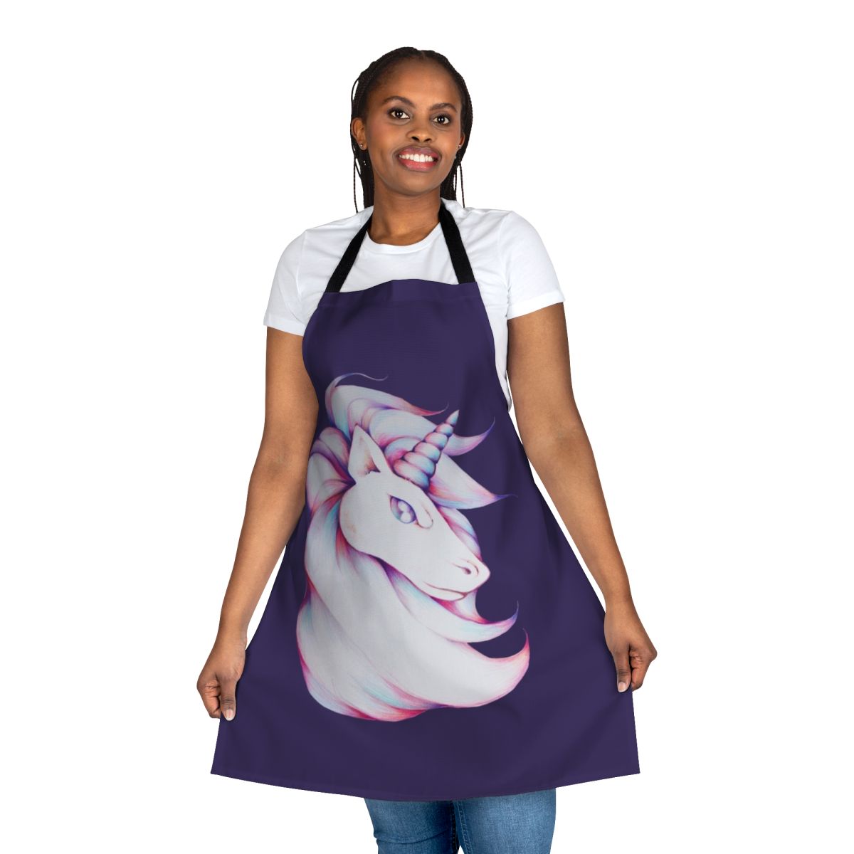 A high-quality apron featuring a majestic, badass unicorn design.