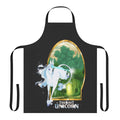A fantasy-inspired apron featuring a unicorn design, perfect for fans of "The Last Unicorn".