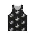 Unisex tank top with a magical unicorn illustration