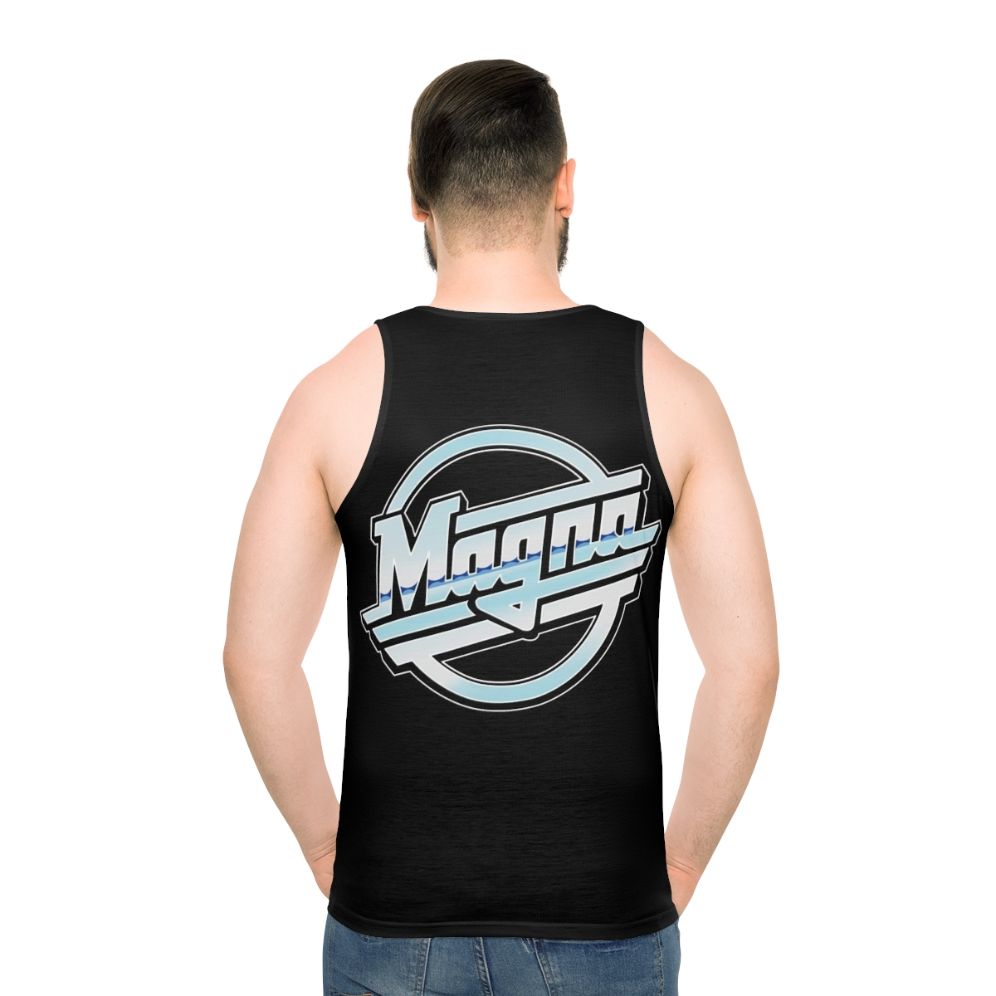 Magna unisex tank top with vintage style and "It's Always Sunny" inspired design