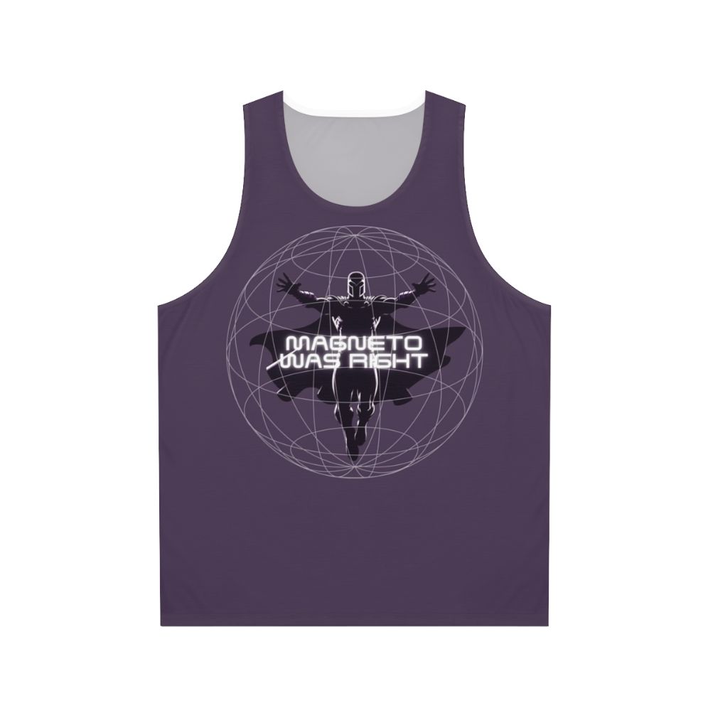 Magnet0 superhero cartoon unisex tank top