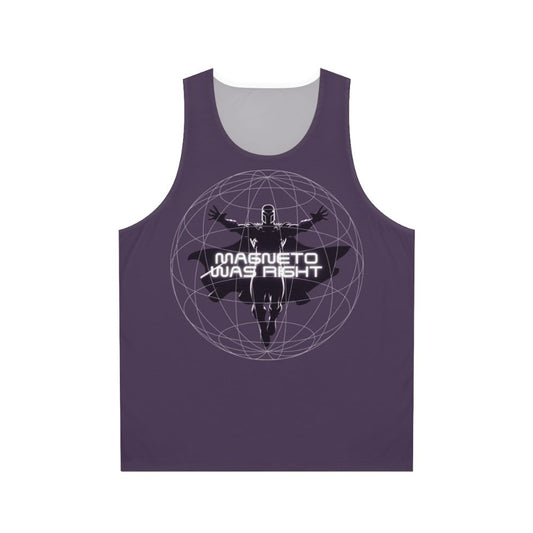 Magnet0 superhero cartoon unisex tank top
