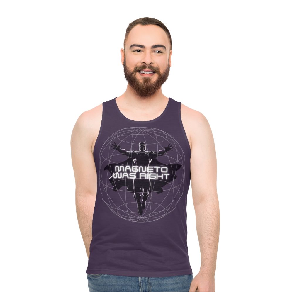 Magnet0 superhero cartoon unisex tank top