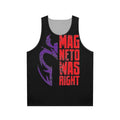 Magneto Was Right Unisex Comic Book Tank Top