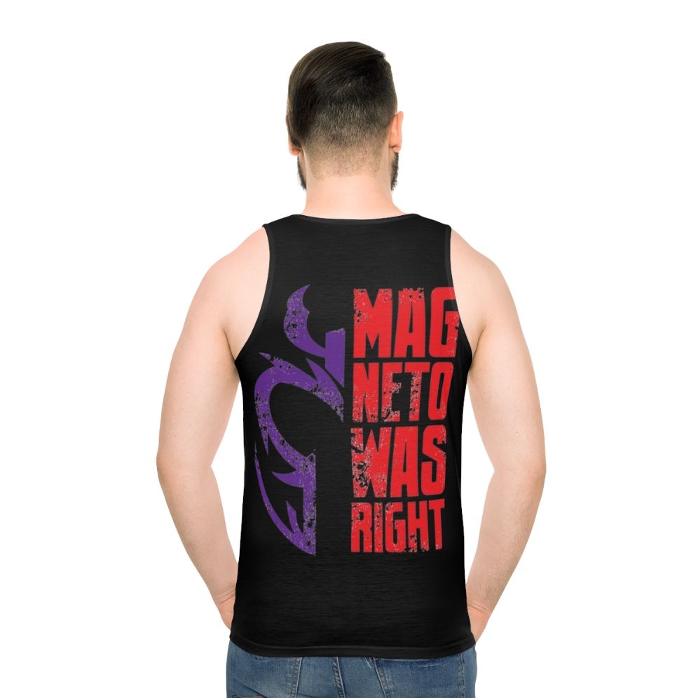 Magneto Was Right Unisex Comic Book Tank Top