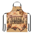 Magnificent Cowboy Apron featuring a vintage movie style portrait of a tall, handsome outlaw actor
