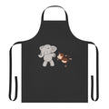 Apron featuring a variety of legendary animals including dragons, unicorns, and falcons in a fantasy-inspired design.