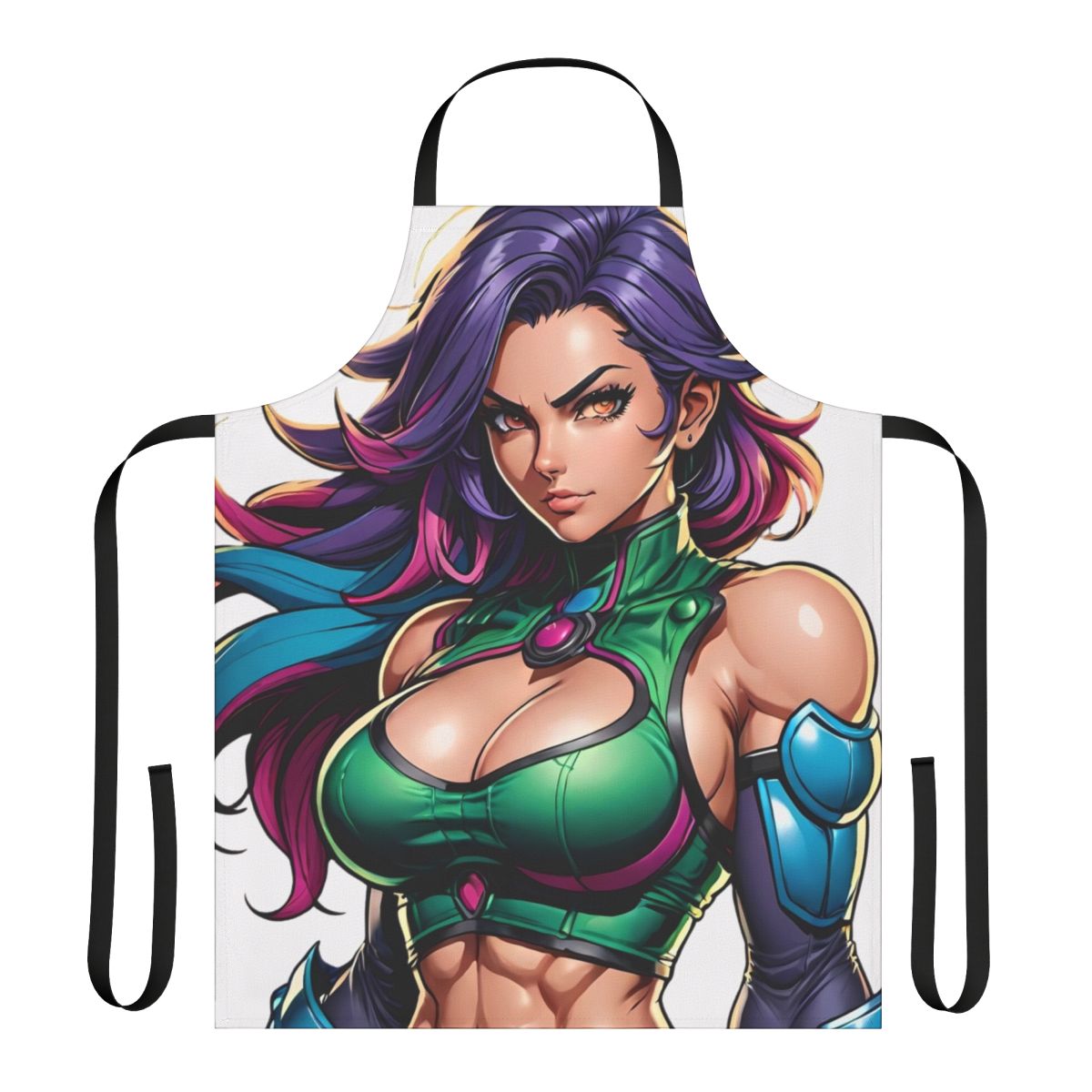 Magnificent superhero-inspired apron for women