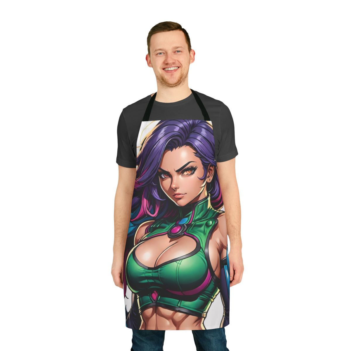 Magnificent superhero-inspired apron for women
