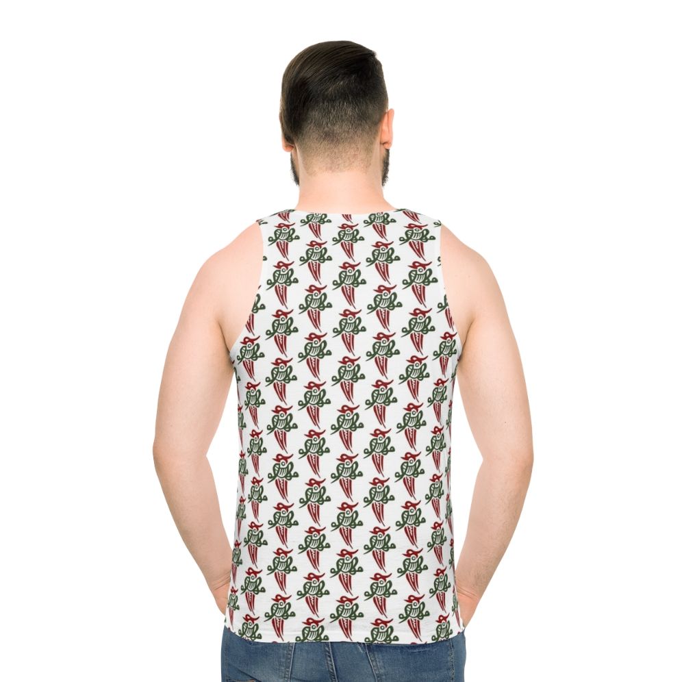 Mahjong tile Chinese bird yat sok unisex tank top