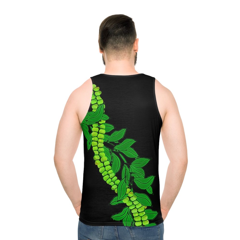 Maile And Mokihana Unisex Hawaiian Inspired Tropical Floral Tank Top