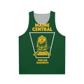 Unisex tank top with Maine Central train emblem