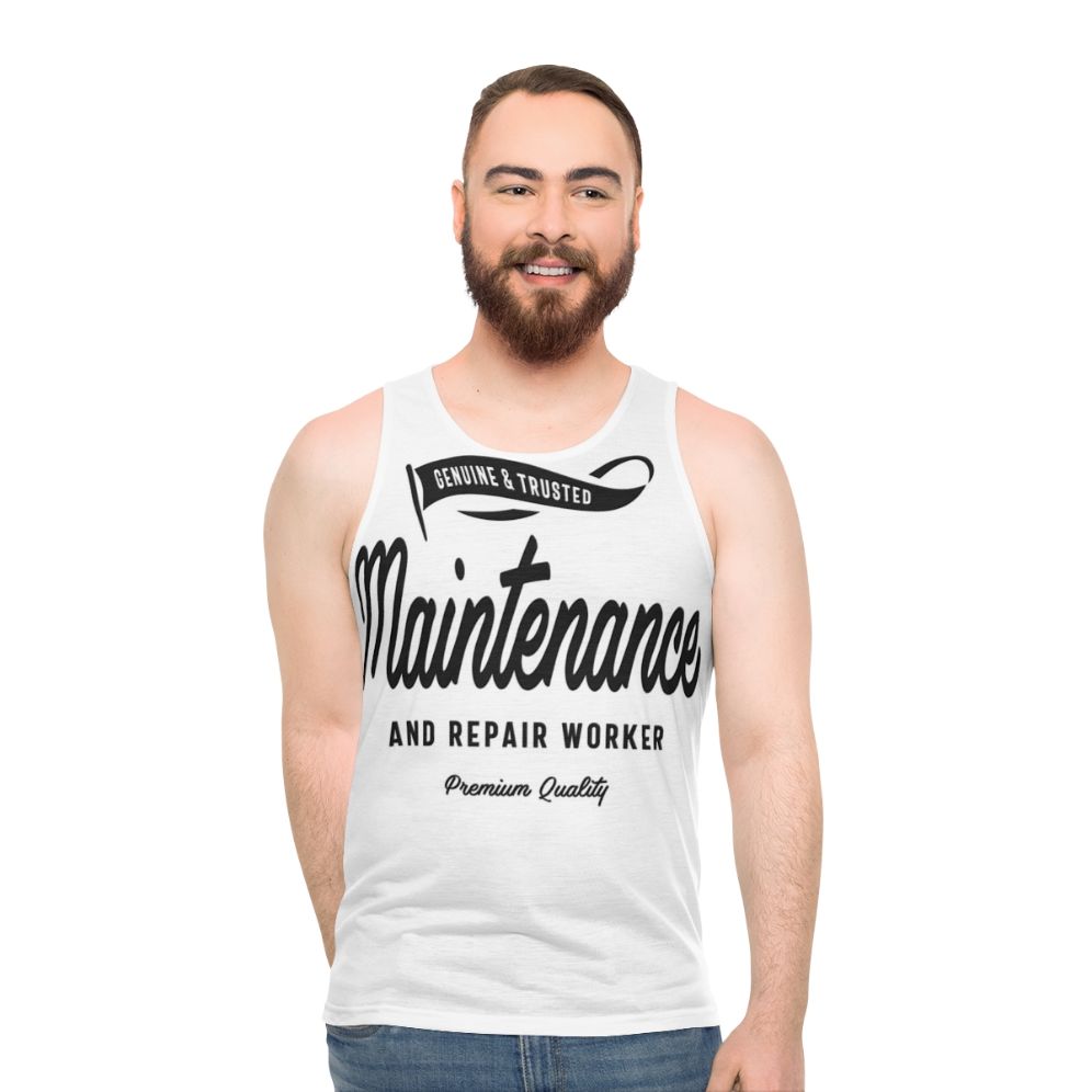 Maintenance and Repair Worker Unisex Tank Top