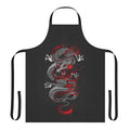 Majestic Asian dragon design printed on a high-quality apron