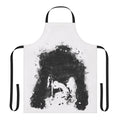 Apron featuring the iconic shadow of a colossal figure from the beloved video game