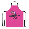 Majestic unicorn design on a high-quality apron for cooking, baking, or crafting