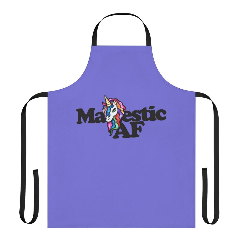 Majestic unicorn rainbow-patterned apron for cooking, baking, and home use