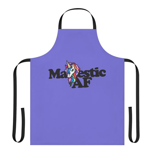 Majestic unicorn rainbow-patterned apron for cooking, baking, and home use