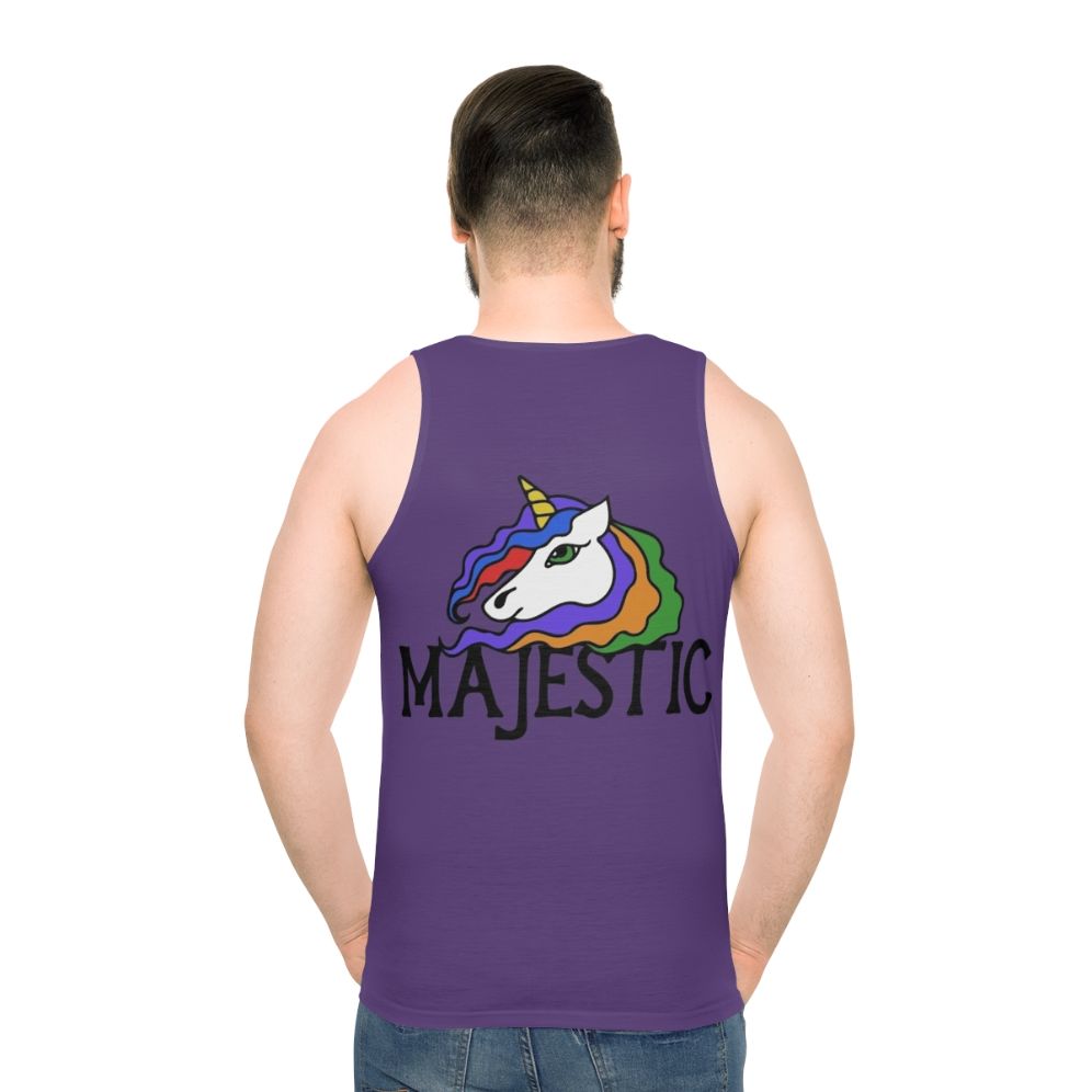 Majestic unicorn unisex tank top