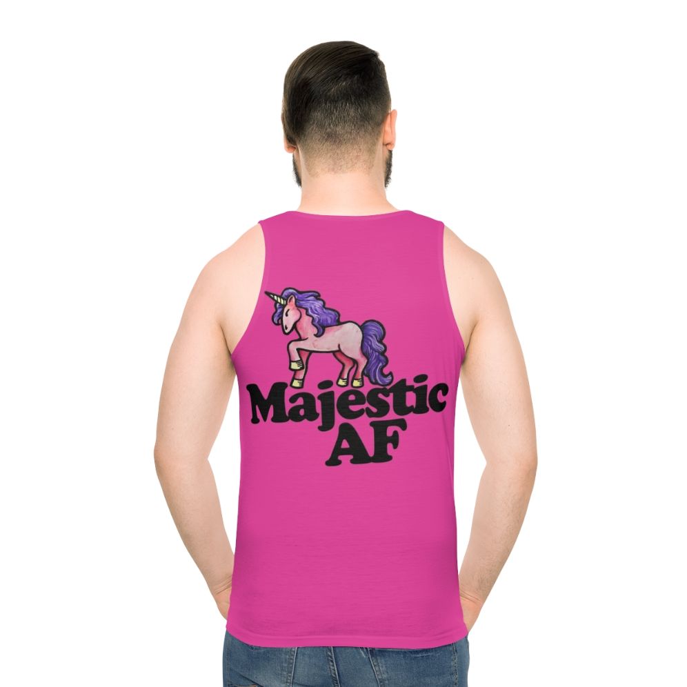 Majestic unicorn unisex tank top