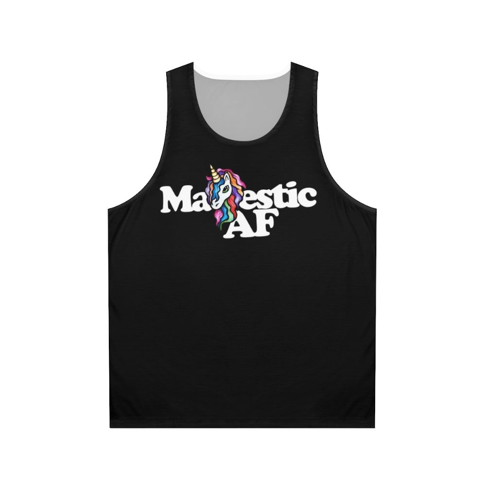 Majestic Unisex Retro Unicorn Tank Top