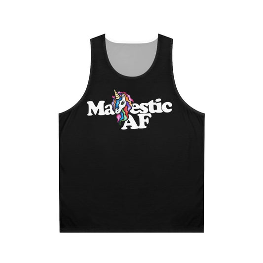 Majestic Unisex Retro Unicorn Tank Top