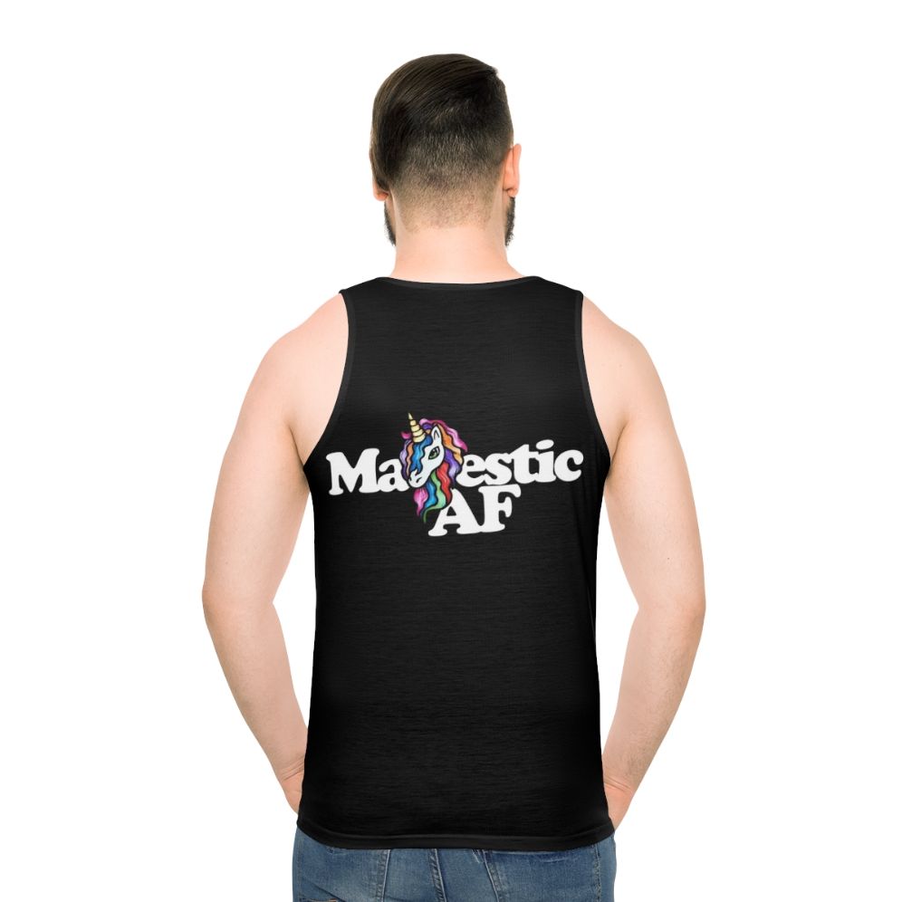 Majestic Unisex Retro Unicorn Tank Top