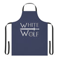 White wolf apron with direwolf design inspired by Game of Thrones