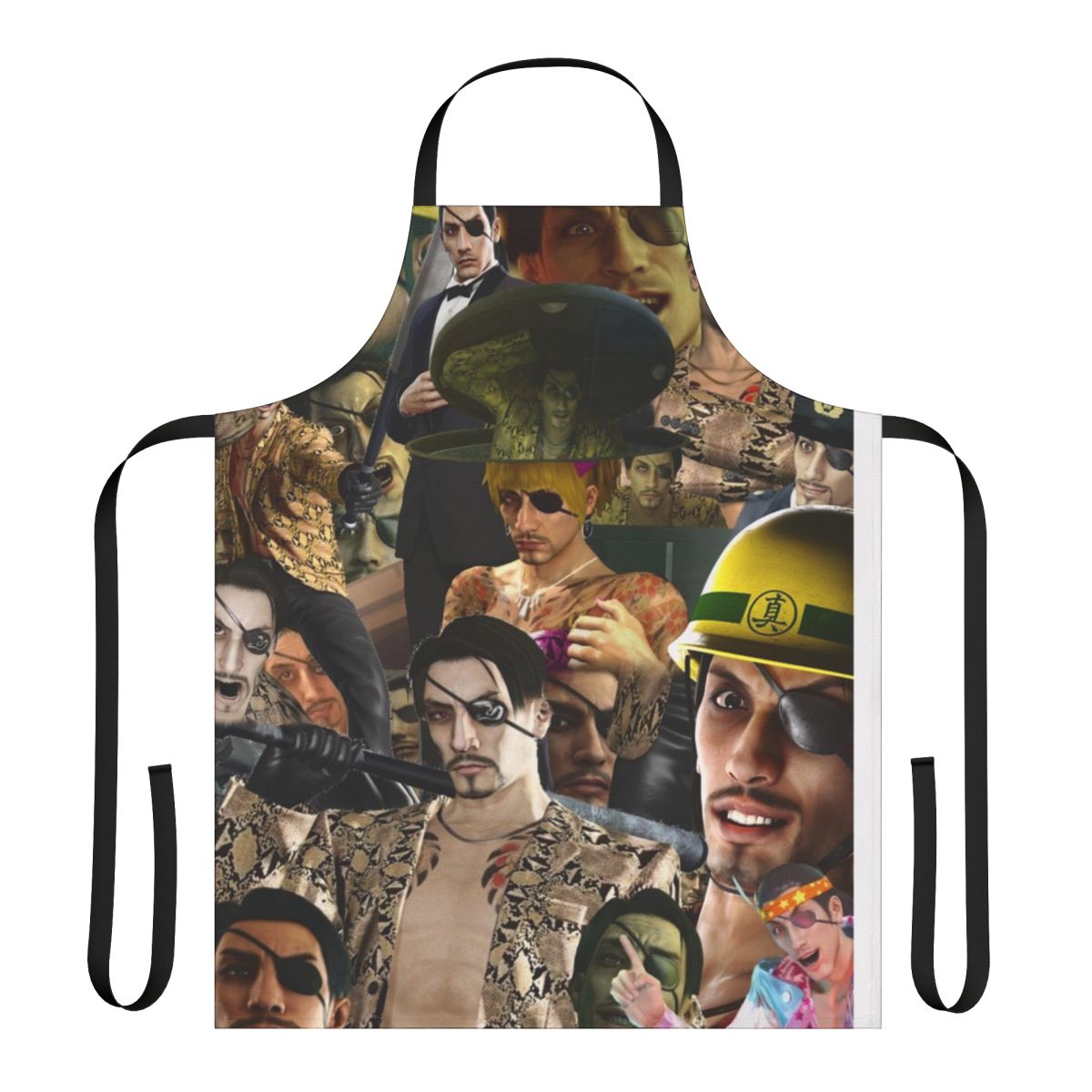 Majima-Inspired Apron with Yakuza-themed Design