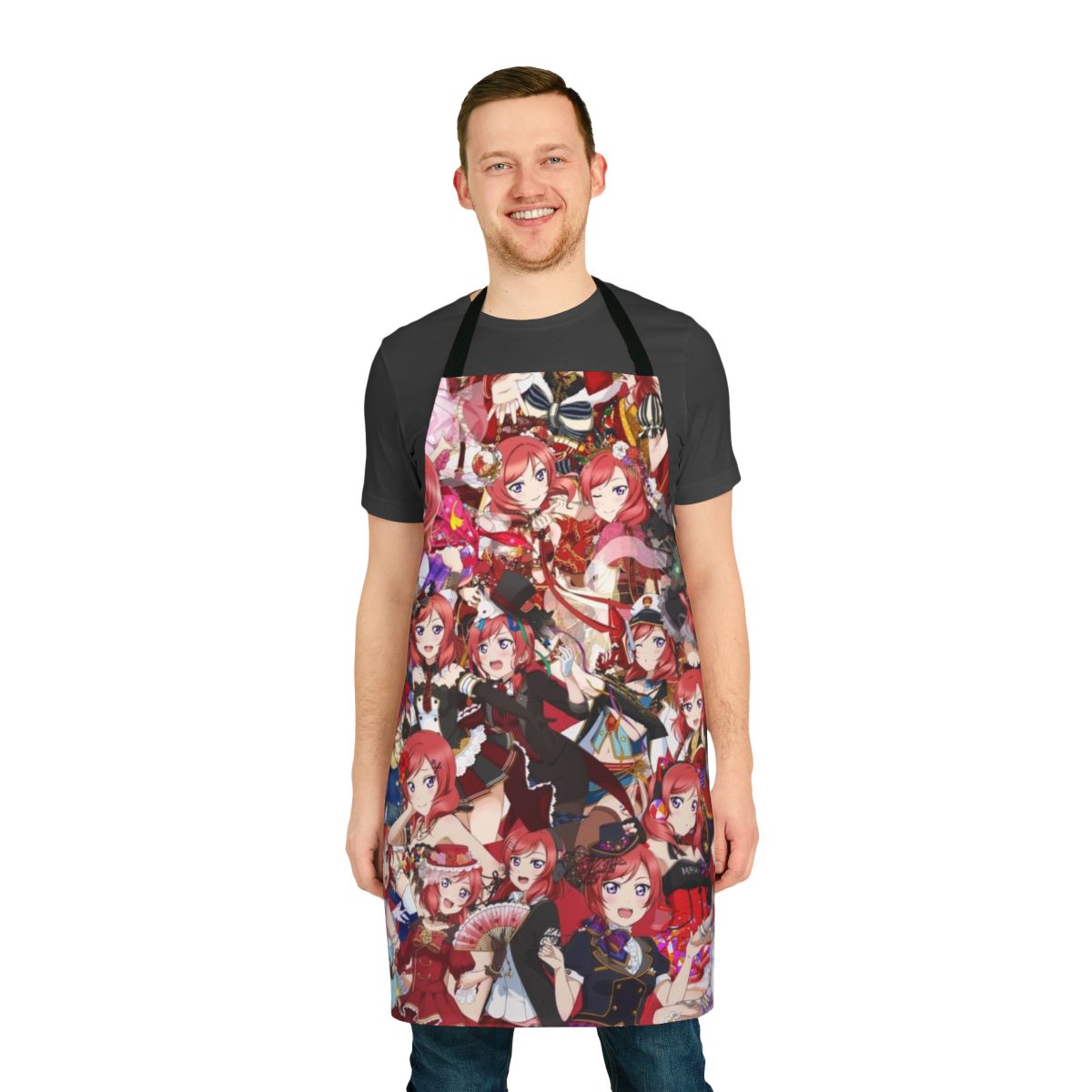 Maki Nishikino-inspired apron with a vibrant and colorful design