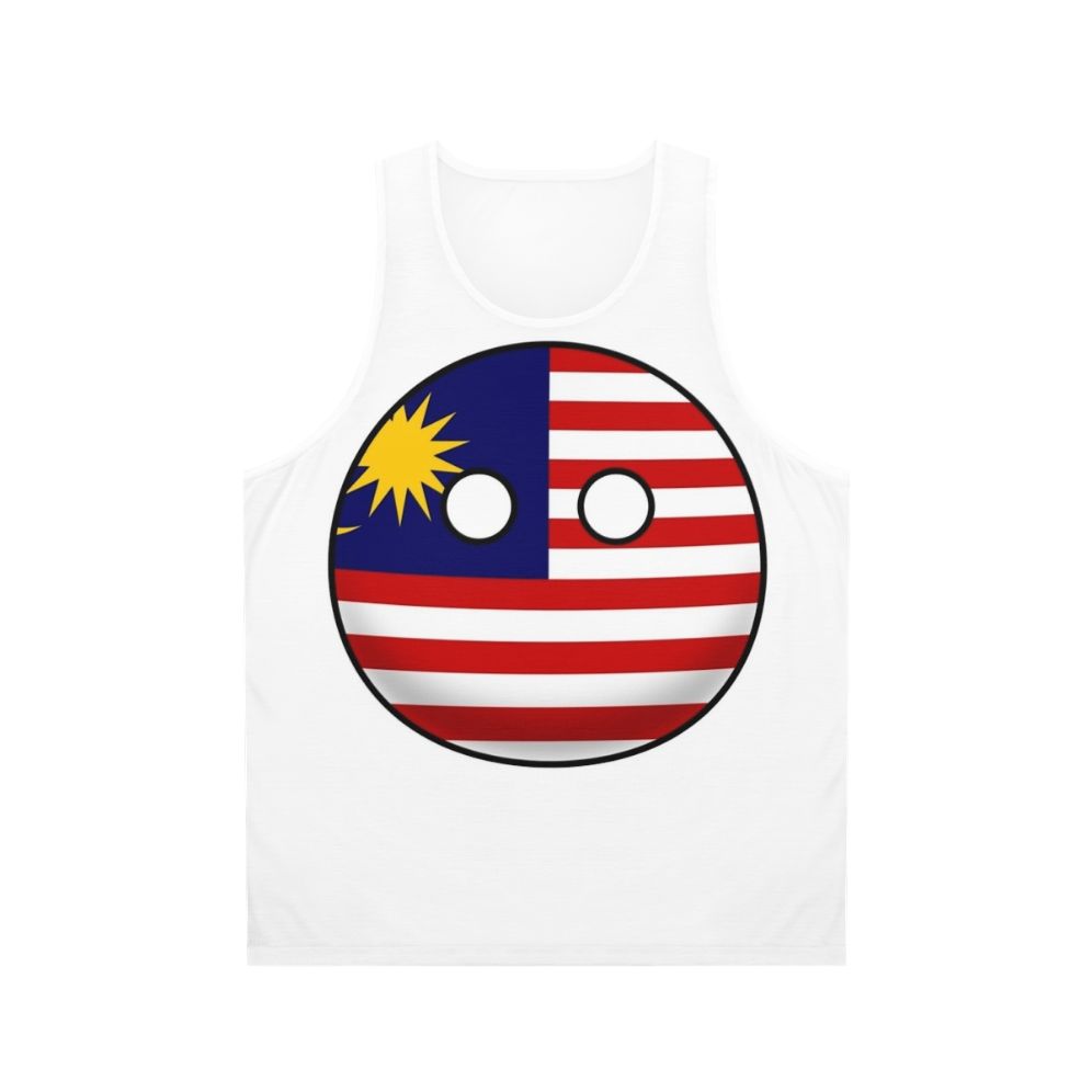 Malaysia Countryball Unisex Tank Top