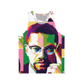 Malcolm X Unisex Tank Top for Black Pride and Activism