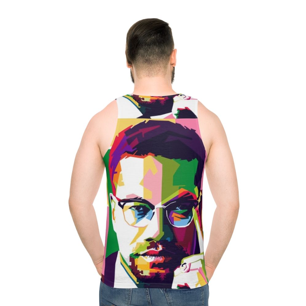 Malcolm X Unisex Tank Top for Black Pride and Activism