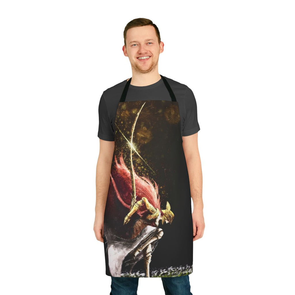 Malenia Elden Ring Fan Apron featuring the character Malenia from the popular video game