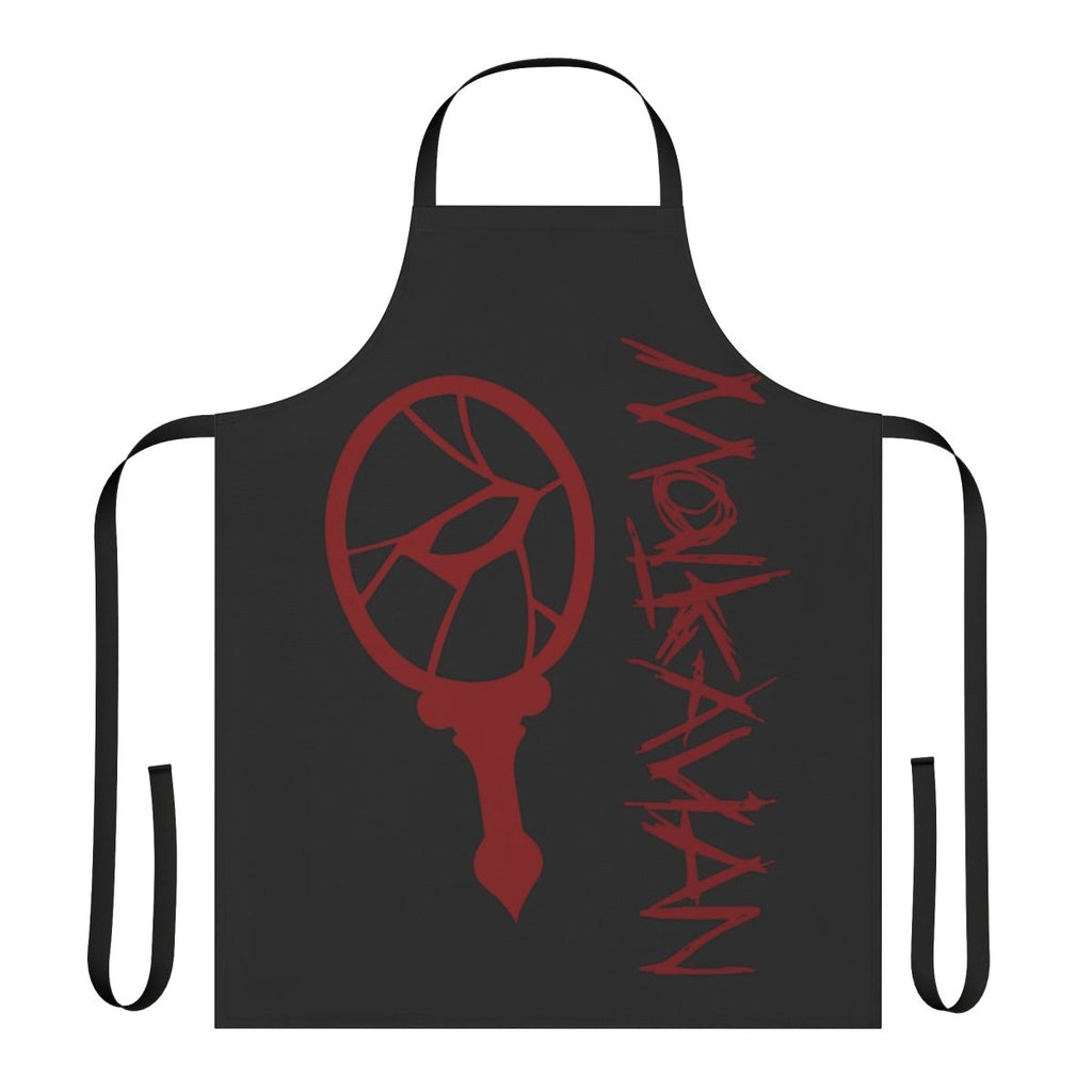 Malkavian-themed apron with mirrors, blood, and gothic design elements