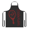 Malkavian-themed apron with mirrors, blood, and gothic design elements