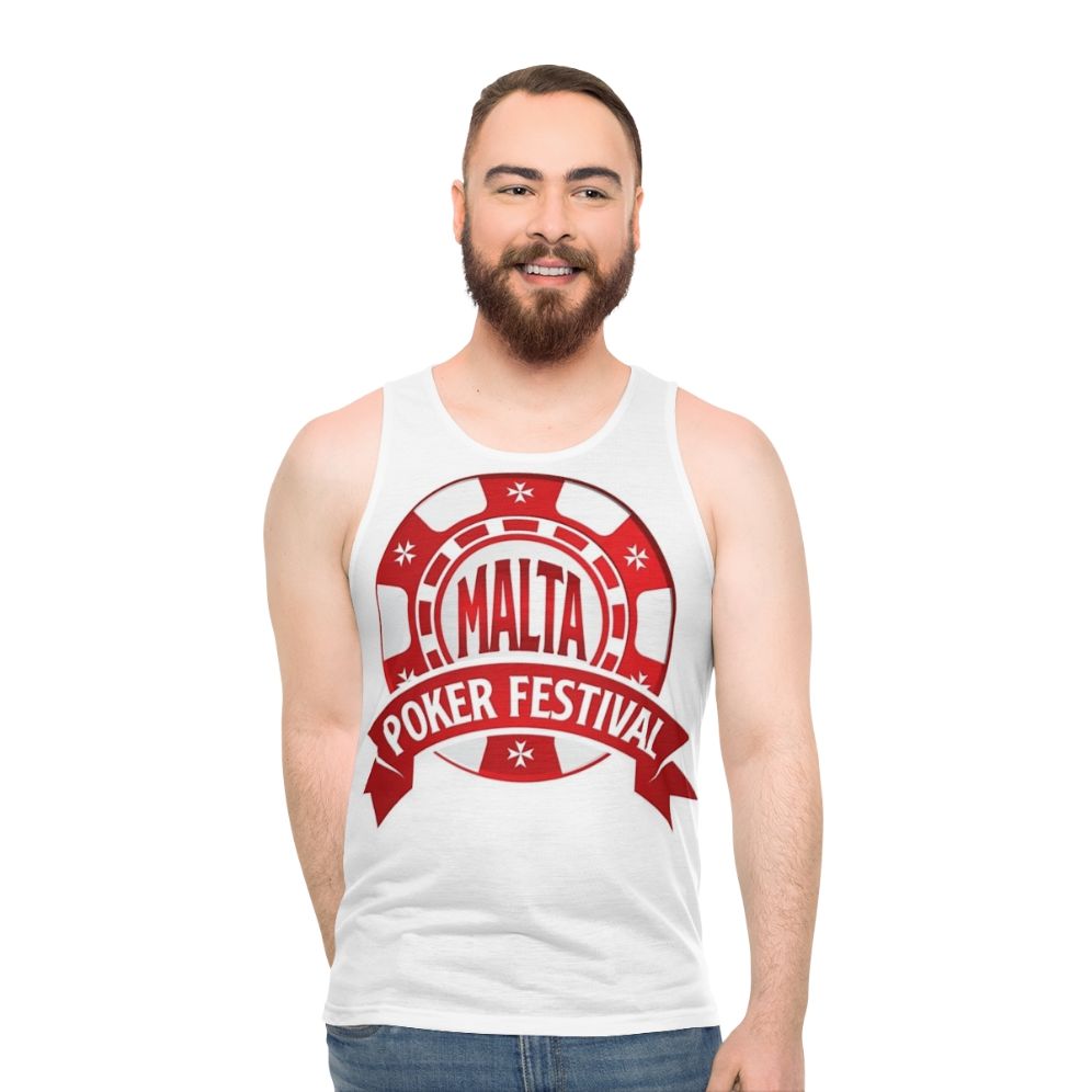 Malta Poker Festival WSOP Unisex Casino Tank Top