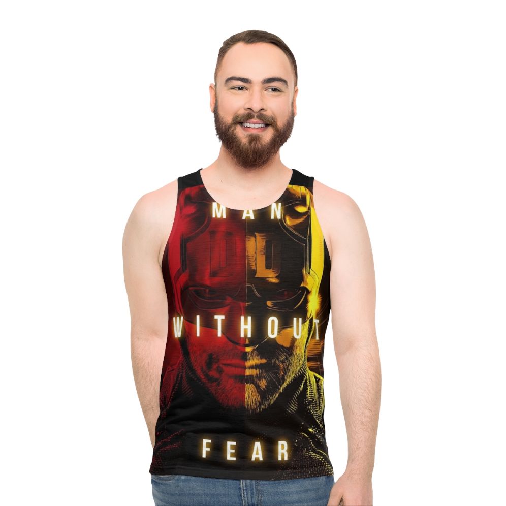 Man Without Fear Unisex Superhero Tank Top