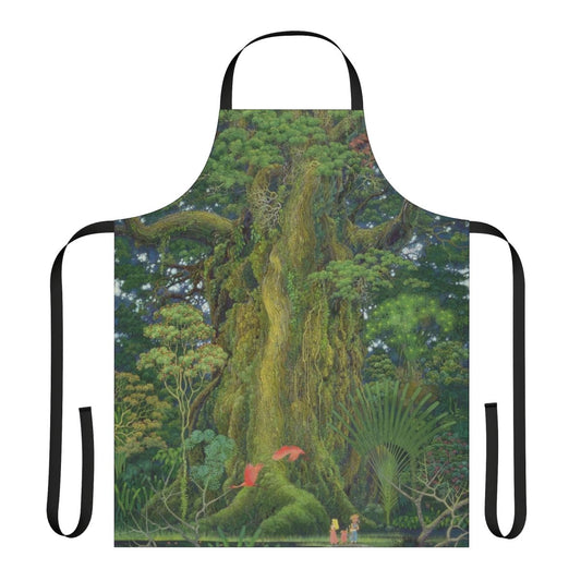 Mana-inspired apron featuring the iconic Mana tree from the Secret of Mana and Legend of Mana games