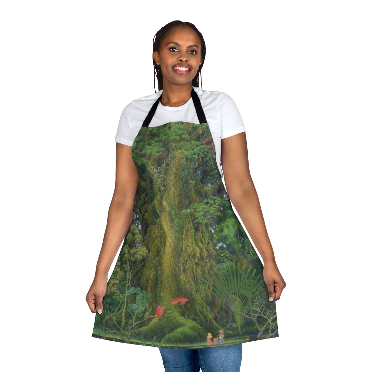 Mana-inspired apron featuring the iconic Mana tree from the Secret of Mana and Legend of Mana games
